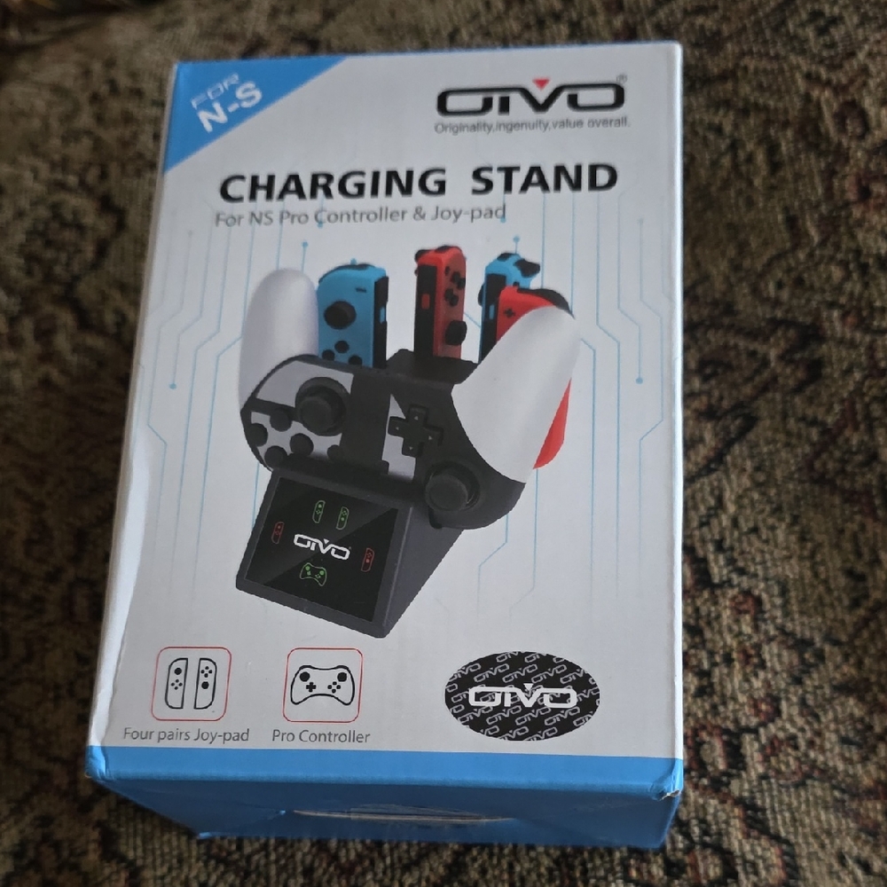 OIVO Charging Stand for NS Pro Controller and Joy-Pad